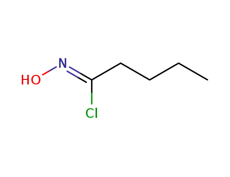Molecular Structure of 62626-10-2 (Pentanimidoyl chloride, N-hydroxy-)