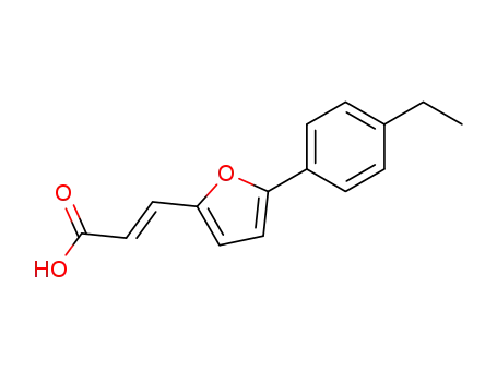 3-[5-(4-ethylphenyl)-2-furyl]acrylic acid
