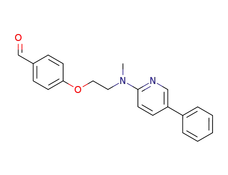 4-{2-[methyl(5-phenylpyridin-2-yl)amino]ethoxy}benzaldehyde