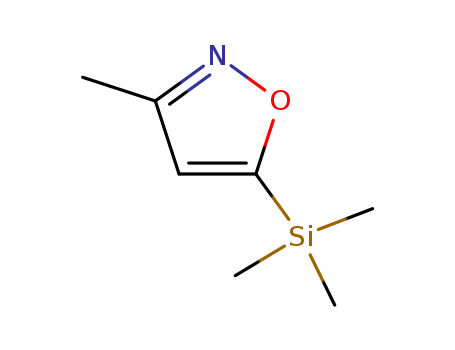 Isoxazole, 3-methyl-5-(trimethylsilyl)- (9CI)