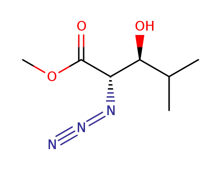 (2S,3S)-2-azido-3-hydroxy-4-methylpentanoic acid methyl ester