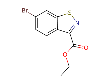858671-74-6 1,2-Benzisothiazole-3-carboxylicacid, 6-bromo-, ethyl ester