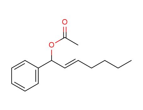 (E)-1-phenylhept-2-en-1-yl acetate