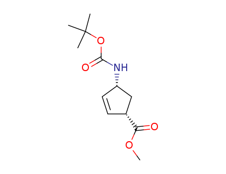 4-[[(1,1-DIMETHYLETHOXY)CARBONYL]AMINO]-2-CYCLOPENTENE-1-CARBOXYLIC ACID METHYL ESTER