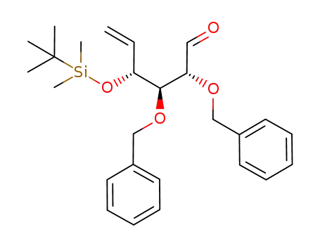 (2R,3R,4R)-2,3-Bis-benzyloxy-4-(tert-butyl-dimethyl-silanyloxy)-hex-5-enal