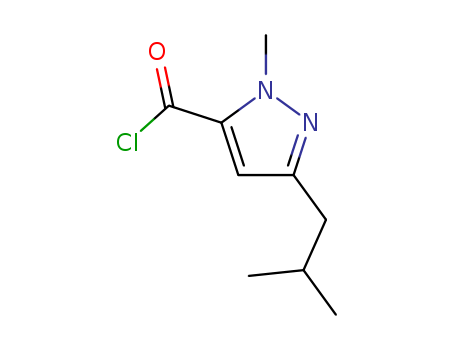 3-isobutyl-1-Methyl-1H-pyrazole-5-carbonyl chloride