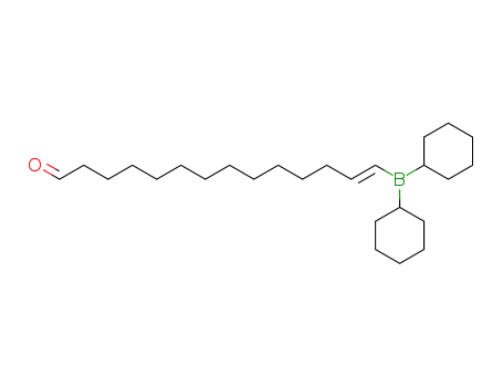 (E)-14-Dicyclohexylboranyl-tetradec-13-enal