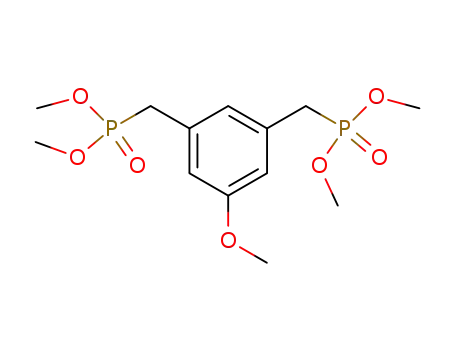 Molecular Structure of 367927-25-1 (5-methoxy-m-xylylene bisphosphonic acid tetramethyl ester)