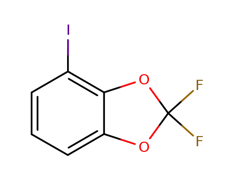 Molecular Structure of 531508-54-0 (2,2-Difluoro-4-iodobenzo[d][1,3]dioxole)