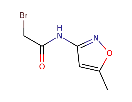 Molecular Structure of 92947-26-7 (2-BroMo-N-(5-Methyl Isoxazole-3-Yl)AcetaMide)