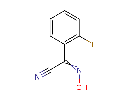 Molecular Structure of 94593-81-4 (Benzeneacetonitrile, 2-fluoro-a-(hydroxyimino)-)