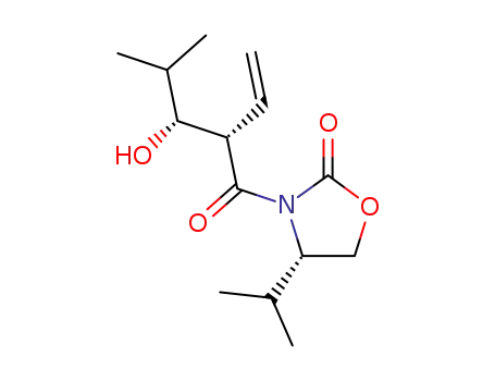 2-Oxazolidinone,
3-[(2S,3R)-2-ethenyl-3-hydroxy-4-methyl-1-oxopentyl]-4-(1-methylethyl)-,
(4S)-