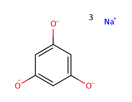 Molecular Structure of 89488-23-3 (1,3,5-Benzenetriol, monosodium salt)