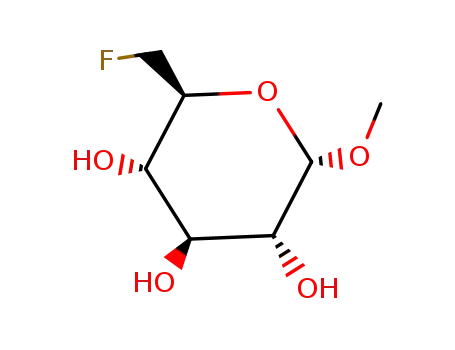 methyl 6-deoxy-6-fluoro-α-D-glucopyranoside