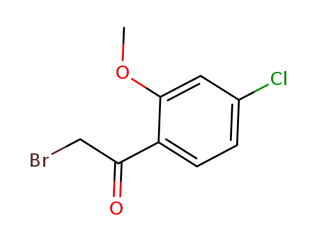 에타논, 2-브로모-1-(4-클로로-2-메톡시페닐)-