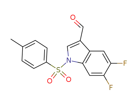 5,6-difluoro-1-(toluene-4-sulfonyl)-1H-indole-3-carbaldehyde