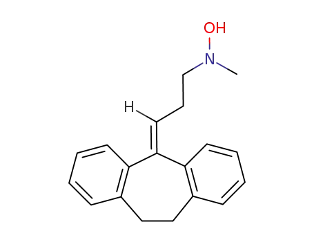 Molecular Structure of 5253-85-0 (N-[3-(10,11-Dihydro-dibenzo[a,d]cyclohepten-5-ylidene)-propyl]-N-methyl-hydroxylamine)