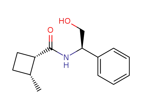 (1S,2R)-2-Methyl-cyclobutanecarboxylic acid ((R)-2-hydroxy-1-phenyl-ethyl)-amide