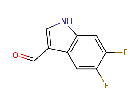 5,6-difluoroindole-3-carboxaldehyde