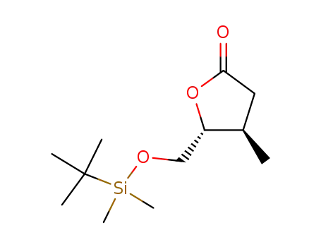 (4R,5R)-5-(tert-Butyl-dimethyl-silanyloxymethyl)-4-methyl-dihydro-furan-2-one