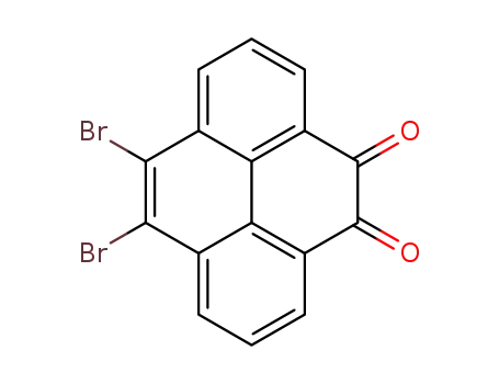 Molecular Structure of 1314124-52-1 (4,5-dibromo-9,10-diketopyrene)