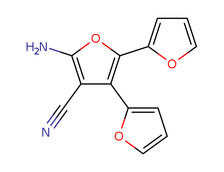 2-Amino-3-cyano-4,5-di(fur-2-yl)furan