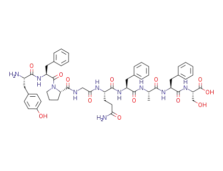 Molecular Structure of 676367-27-4 (L-Serine,
L-tyrosyl-L-phenylalanyl-L-prolylglycyl-L-glutaminyl-L-phenylalanyl-L-alanyl-
L-phenylalanyl-)