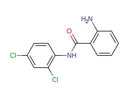 Molecular Structure of 34490-00-1 (2-amino-N-(2,4-dichlorophenyl)benzamide)