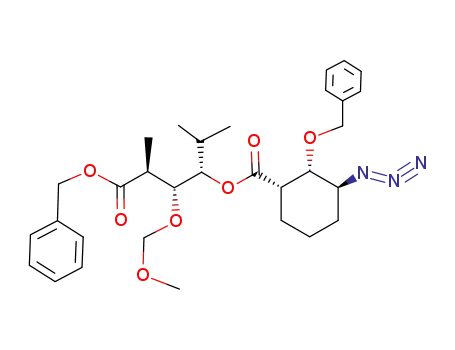 (1S,2R,3R)-1-isopropyl-2-(methoxymethoxy)-3-methylbutanoic benzyl ester, ester with (1S,2S,3S)-3-azido-2-benzyloxycyclohexanecarboxylate
