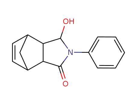 3-hydroxy-2-phenyl-2,3,3a,4,7,7a-hexahydro-4,7-methano-isoindol-1-one