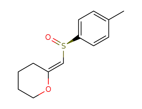 (2E,R<sub>S</sub>)-2-(toluene-4-sulfinylmethylene)-tetrahydropyran