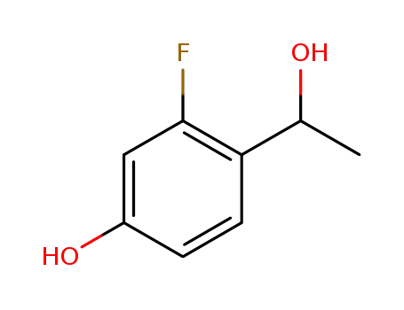 벤젠메탄올, 2-플루오로-4-하이드록시-알파-메틸-(9CI)