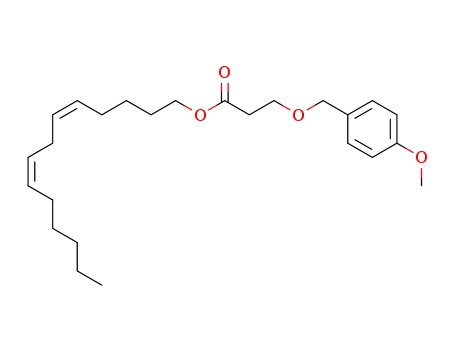 Molecular Structure of 392333-42-5 (Propanoic acid, 3-[(4-methoxyphenyl)methoxy]-,
(5Z,8Z)-5,8-tetradecadienyl ester)
