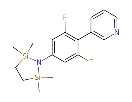 3-[2,6-Difluoro-4-(2,2,5,5-tetramethyl-[1,2,5]azadisilolidin-1-yl)-phenyl]-pyridine