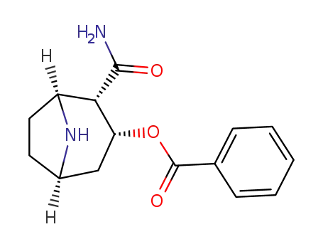 Benzoic acid (1S,2S,3R,5R)-2-carbamoyl-8-aza-bicyclo[3.2.1]oct-3-yl ester