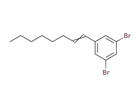 Molecular Structure of 193408-02-5 (Benzene, 1,3-dibromo-5-(1-octenyl)-)