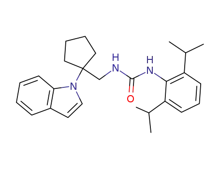 N(1)-(1-(1-인돌릴)사이클로펜틸메틸)-N(2)-(2,6-디이소프로필페닐)우레아