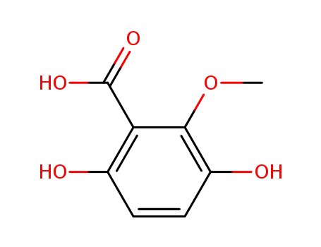 3,6-DIHYDROXY-2-METHOXY BENZOIC ACID
