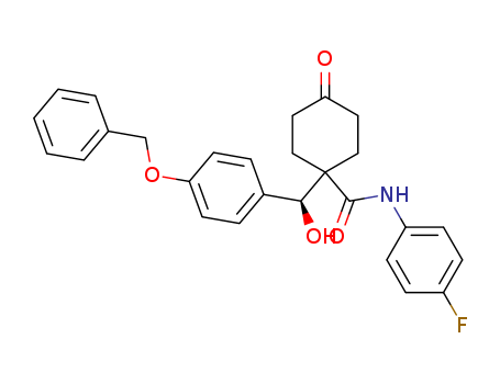 (S)-N-(4-Fluorophenyl)-1-[hydroxy[4-(phenylmethoxy)phenyl]methyl]-4-oxo-cyclohexanecarboxamide