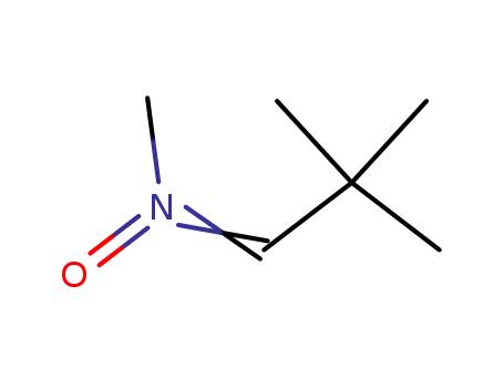 Molecular Structure of 66251-86-3 (Methanamine, N-(2,2-dimethylpropylidene)-, N-oxide)