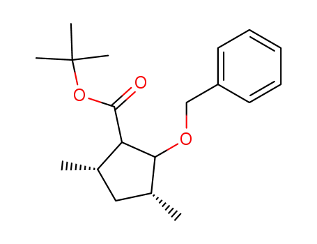 (3R,5S)-2-Benzyloxy-3,5-dimethyl-cyclopentanecarboxylic acid tert-butyl ester