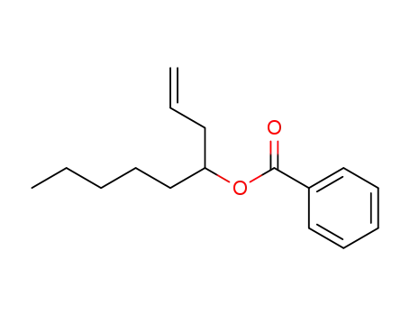 Molecular Structure of 133621-30-4 (1-Nonen-4-ol, benzoate)