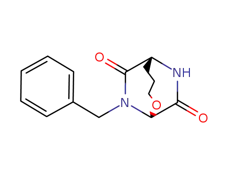 2-Oxa-7,9-diazabicyclo[4.2.2]decane-8,10-dione, 9-(phenylmethyl)-