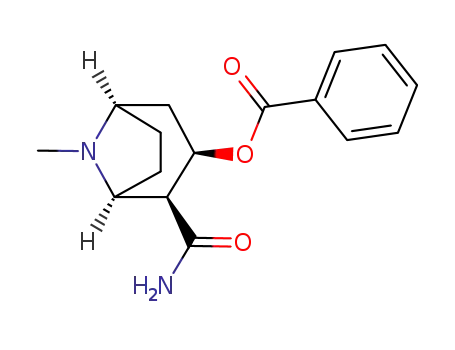 Benzoic acid (1S,2S,3R,5R)-2-carbamoyl-8-methyl-8-aza-bicyclo[3.2.1]oct-3-yl ester