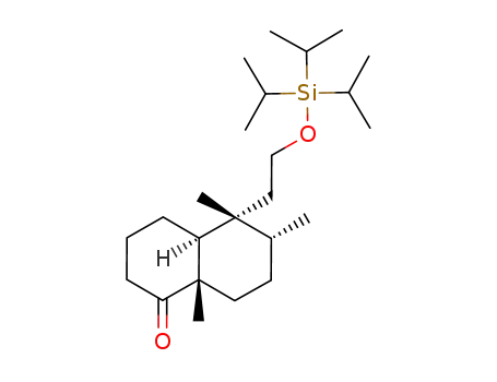 (4aS,5R,6R,8aS)-5,6,8a-Trimethyl-5-(2-triisopropylsilanyloxy-ethyl)-octahydro-naphthalen-1-one