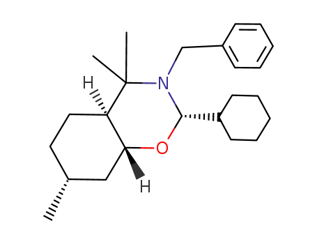 (2S,4aS,7R,8aR)-3-Benzyl-2-cyclohexyl-4,4,7-trimethyl-octahydro-benzo[e][1,3]oxazine