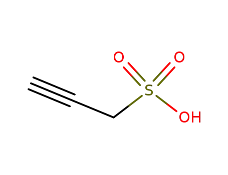 Molecular Structure of 65284-56-2 (prop-2-yne-1-sulfonic acid)