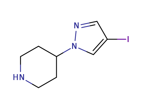 4-(4-iodo-pyrazol-1-yl)piperidine cas no. 1229457-94-6 98%