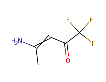 Molecular Structure of 72885-02-0 (3-Penten-2-one,  4-amino-1,1,1-trifluoro-)