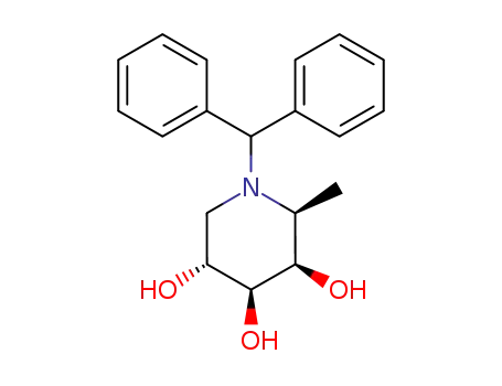 (2S,3R,4S,5R)-1-Benzhydryl-2-methyl-piperidine-3,4,5-triol